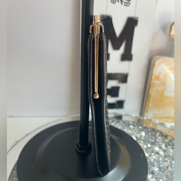 Dior Black Textured Accessory with Gold Detail - Picture 3 of 11